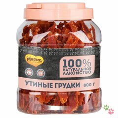 Лакомство Мнямс для собак Грудки утиные в банке 800 г