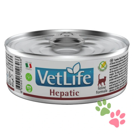 Корм влажный Farmina (Фармина) Vet Life Cat Hepatic/ при заболеваниях печени для кошек 85г